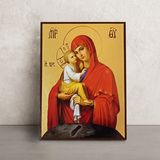 Почаевская икона Пресввятой Богородицы 14 Х 19 см L 745 фото