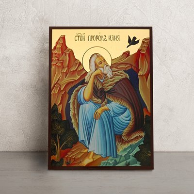 Ікона Святий Пророк Ілля 14 Х 19 см L 605 фото