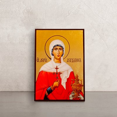 Икона Святая Мария Магдалина размер 10 Х 14 см L 06 фото