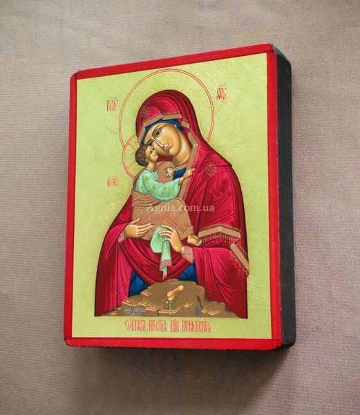 Писана Почаївська ікона Пресвятої Богородиці 10 &times; 12,5 см M 203 фото