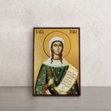 Икона Агата святая мученица 10 Х 14 см L 471 фото