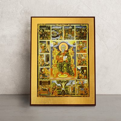 Іменна ікона Апостола Андрія Первозванного 14 Х 19 см L 255 фото