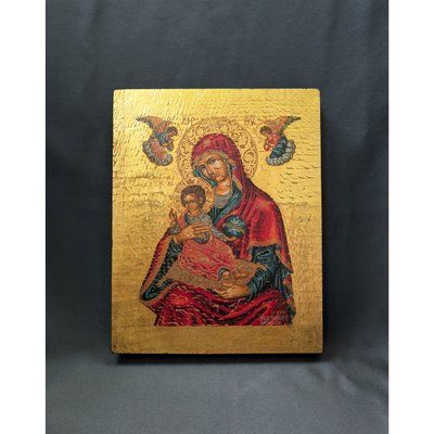 Писана грецька ікона Корфської Божої Матері (Керкіра) 15 &times; 19 см M 381 фото