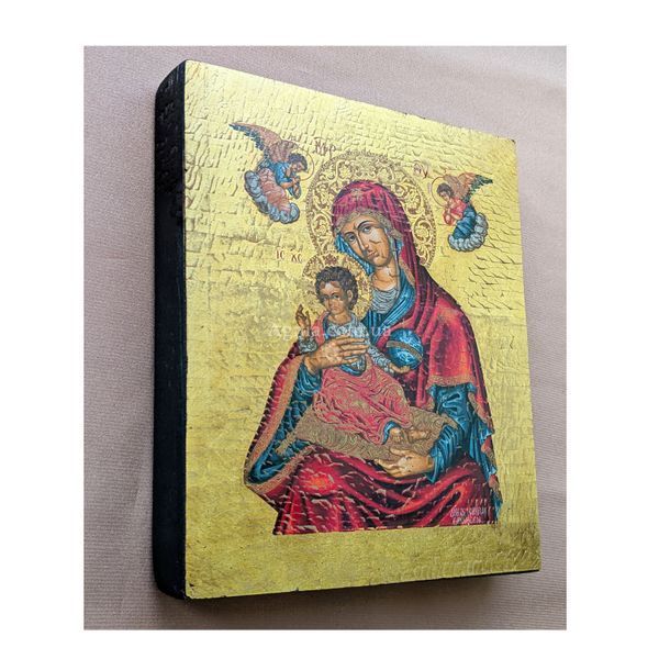 Писана грецька ікона Корфської Божої Матері (Керкіра) 15 &times; 19 см M 381 фото