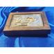 Ексклюзивна ікона на старовинній дошці Божа Матір Глікофілуса ручний розпис у сріблі та позолота розмір 14,2 Х 18 см E 32 фото 2