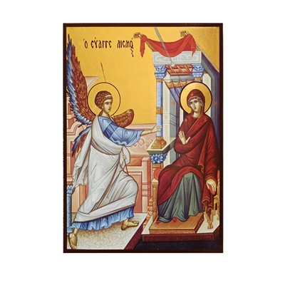 Ікона Благовіщення Божої Матері 14 Х 19 см L 657 фото