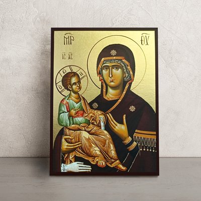Ікона Божа Матір Троєручиця 14 Х 19 см L 880 фото