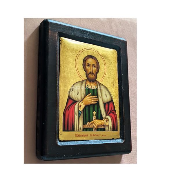 Писана ікона Святого Олександра Невського 18 &times; 23 см M 368 фото