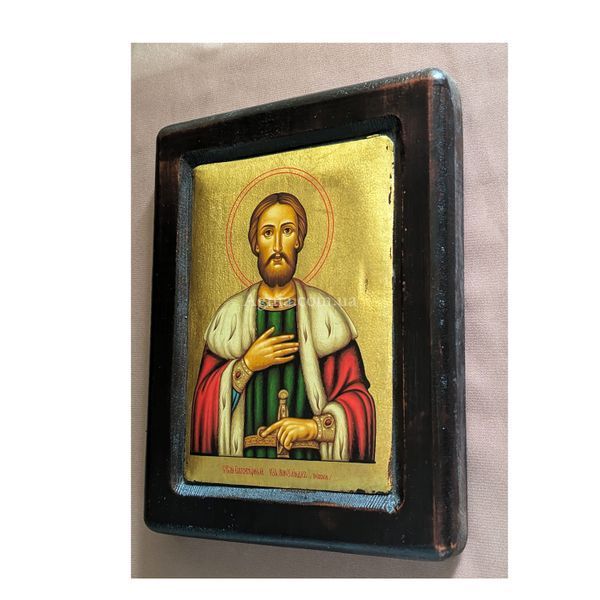 Писана ікона Святого Олександра Невського 18 &times; 23 см M 368 фото
