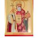Писаная икона Святой Владимир Великий 20 х 26 см m 191 фото 5