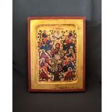 Писаная греческая икона Иисус Христос Лоза Истинная 18 &times; 24 см M 370 фото