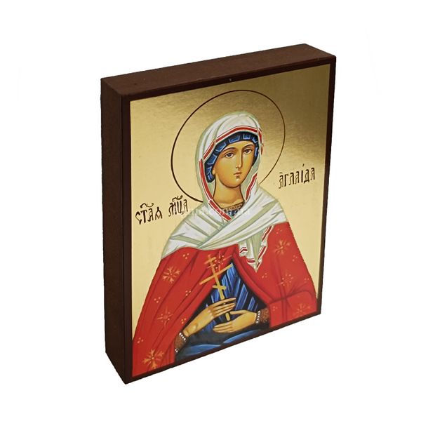 Ікона Свята мучениця Аглаїда Римська 10 Х 14 см L 89 фото