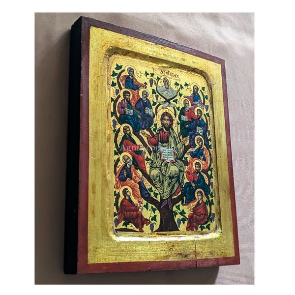 Писана грецька ікона Ісус Христос Лоза Істинна 18 &times; 24 см M 370 фото