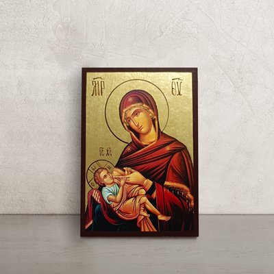 Ікона Божої Матері Годувальниця 10 Х 14 см L 838 фото