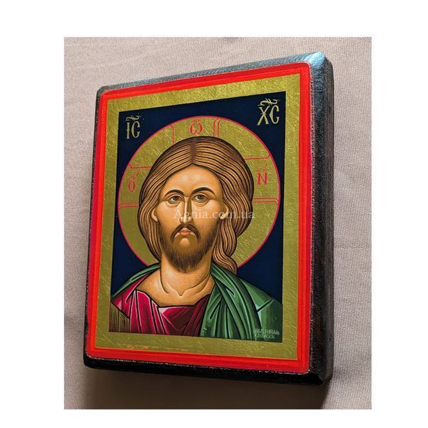 Писаная греческая икона Иисуса Христа 15 &times; 19 см M 73 A фото