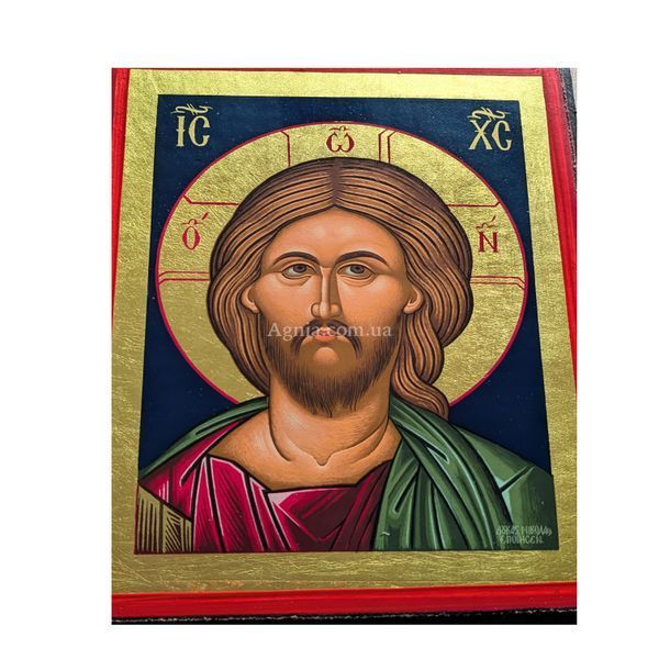 Писаная греческая икона Иисуса Христа 15 &times; 19 см M 73 A фото