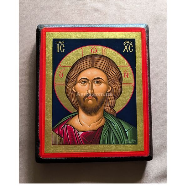 Писаная греческая икона Иисуса Христа 15 &times; 19 см M 73 A фото