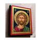 Писаная греческая икона Иисуса Христа 15 &times; 19 см M 73 A фото 4