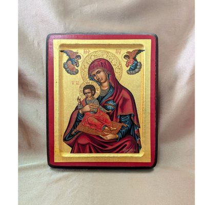 Писаная греческая икона Корфской Божией Матери (Керкира) 16 &times; 20 см M 292 A фото