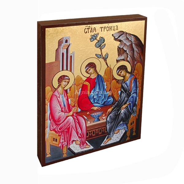 Икона Святая Троица 14 Х 19 см L 612 фото