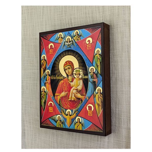 Икона Пресвятой Богородицы Неопалимая Купина 10 &times; 14 см L 839 фото