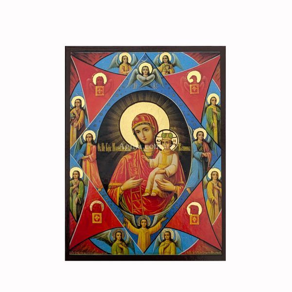 Икона Пресвятой Богородицы Неопалимая Купина 10 &times; 14 см L 839 фото