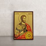 Именная икона Святой Никита 10 Х 14 см L 897 фото