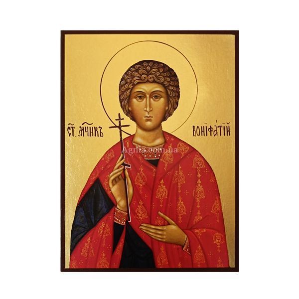 Икона Святой мученик Бонифатий 14 Х 19 см L 674 фото