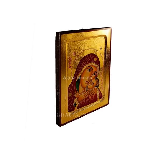 Писаная икона Богородица Касперовская 13,5 Х 16,5 см m 117 фото