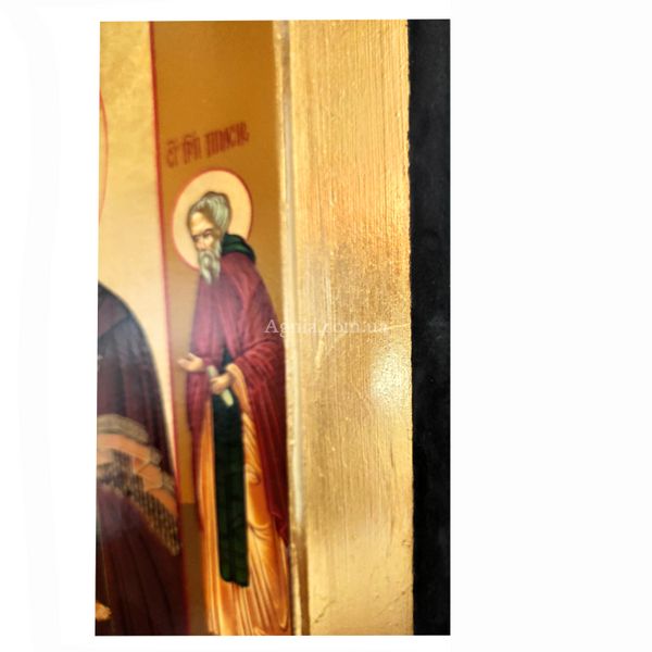 Писаная икона Владимирской Божией Матери 32 Х 42 см E 48 фото