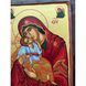 Писаная греческая икона Божией Матери Гликофилуса 23 &times; 29 см M 387 фото 8