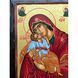 Писаная греческая икона Божией Матери Гликофилуса 23 &times; 29 см M 387 фото 7