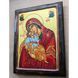 Писаная греческая икона Божией Матери Гликофилуса 23 &times; 29 см M 387 фото 5