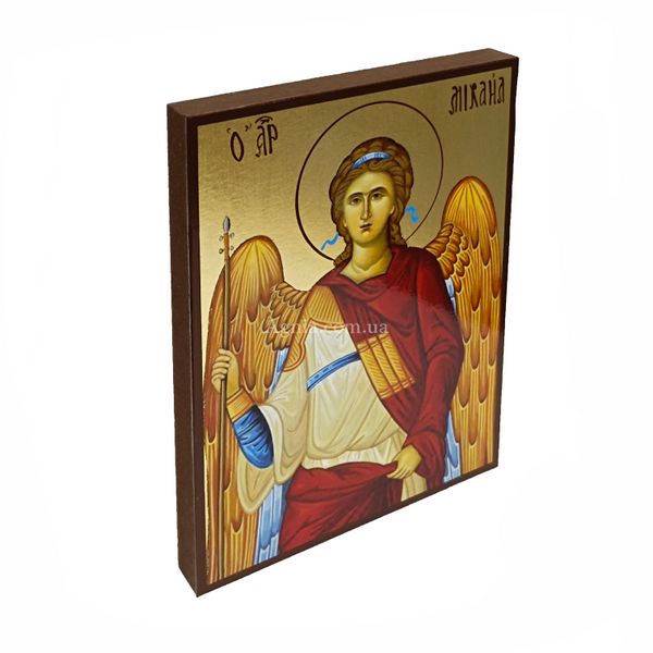 Именная икона Михаил Святой Архангел 14 Х 19 см L 353 фото