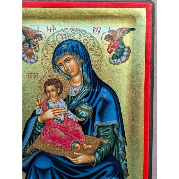 Писаная греческая икона Корфской Божьей Матери (Керкира) 16 &times; 20 см M 276 A фото