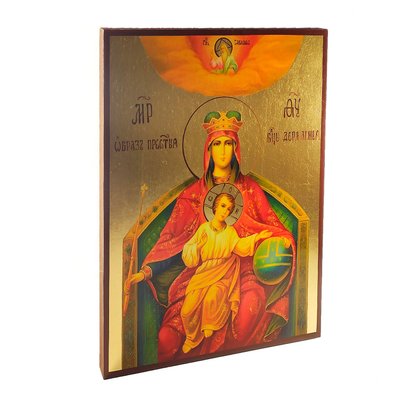 Державна ікона Божої Матері 20 Х 26 см L 291 фото