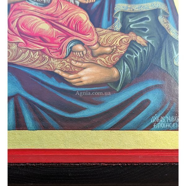 Писаная греческая икона Корфская Божия Матерь (Керкира) 19 &times; 26 см M 260 D фото