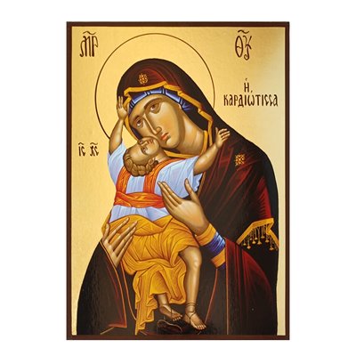 Ікона Божа Матір Сердечна Кардіотиса 20 Х 26 см L 292 фото