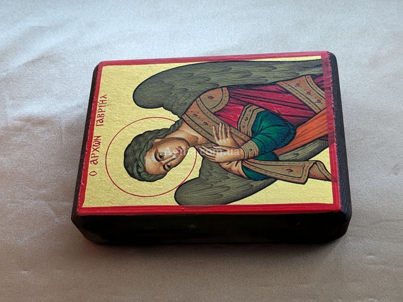 Писаная икона Святого Архангела Гавриила 9,5 &times; 12,5 см M 316 фото
