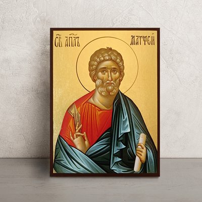 Ікона Святий Апостол Матвій 14 Х 19 см L 664 фото