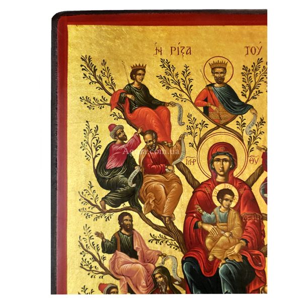 Писаная икона Древо Жизни Пресвятой Богородицы 25,5 Х 33,5 см m 157 фото
