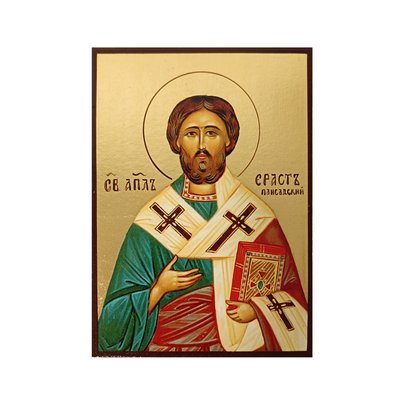 Икона Святой Апостол Ераст Панеадский 10 Х 14 см L 572 фото