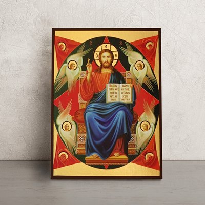 Икона Иисус Христос Спас в Силах 14 Х 19 см L 168 фото