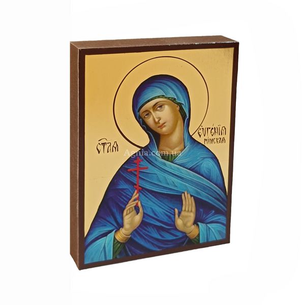 Іменна ікона Свята Євгенія 10 Х 14 см L 753 фото