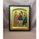 Грецька писана ікона Святої Трійці 17 &times; 21 см M 396 фото