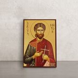Икона Святой мученик Платон 10 Х 14 см L 399 фото