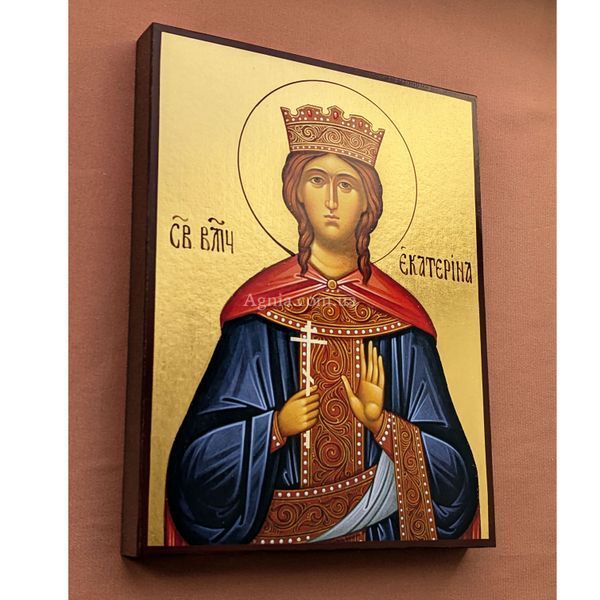 Іменна ікона Свята Катерина Олександрійська 20 &times; 26 см L 871 A фото