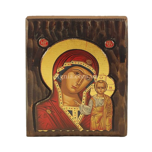 Писана ікона Казанської Божої Матері 15,5 Х 20 см m 58 фото