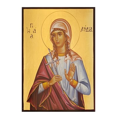 Іменна ікона Свята Лідія 20 Х 26 см L 296 фото