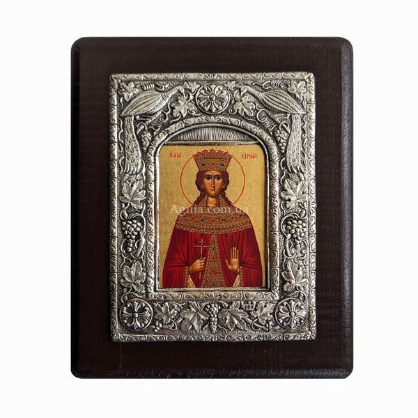 Ексклюзивна ікона Святої Ірини 16 x 20 см ES-01 фото